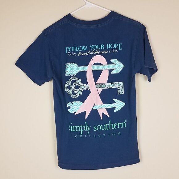 Simply Southern Collection Breast Cancer T-shirt - Picture 4 of 7